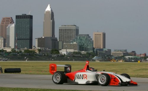 JR Hildebrand maakte het Matos knap lastig, Copyright: Champ Car World Series 2007